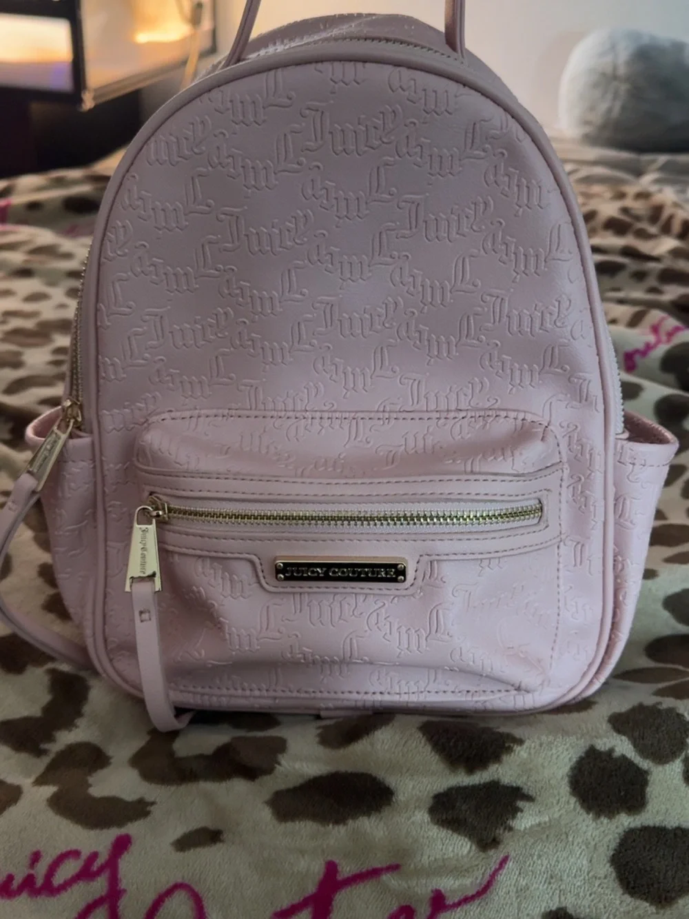 Juicy Couture Soft Pink Mini Backpack